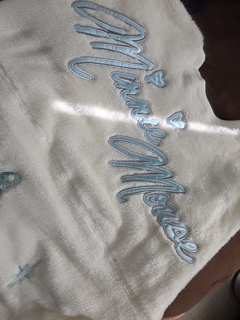Disney White Plush Mickey & Minnie Spirit Jersey - Picture 5 of 8